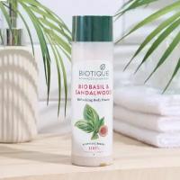 Тальк для тела Biotique Basil & Sandalwood 150 гр