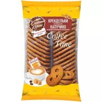 Хлебный спас Печенье сдобное Крендельки Хлебный спас Coffe Time со вкусом капучино, 320г (7 штук)