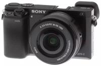 Sony Alpha ILCE-6000 Kit E PZ 16-50mm f/3.5-5.6 OSS NP-FW50, черный