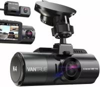 Видеорегистратор Vantrue N4 3-канальный 4K, ИК-ночное видение, 24-часовой режим парковки, конденсатор, поддержка 256 ГБ макс