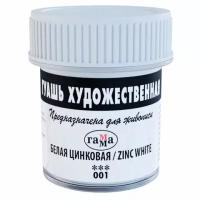 Гуашь художественная 1 шт., гамма, 40 мл, белила цинковые, 0.20.В040.001