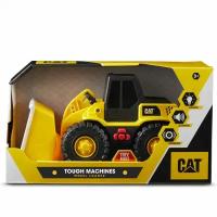 Погрузчик CAT Tough Machines 25 см фривил пластик свет 7 звуков движ детали вибр коробка