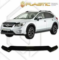 Дефлектор капота для Subaru XV 2012-2016 Classic черный