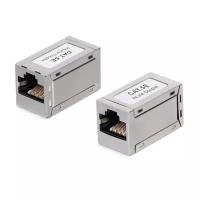 Проходной адаптер RJ45-RJ45 Cabeus CA-8p8c-C5e-SH кат.5е