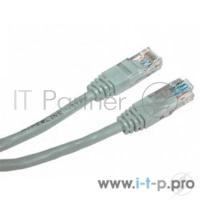 Коммутационный шнур Комм шнур, Utp, кат 5e, 20m с RJ45 (серый)