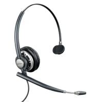 Гарнитура PLANTRONICS PL-HW710, для контактных центров, накладные, черный