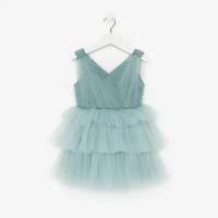 KAFTAN Платье нарядное для девочки KAFTAN, рост 98-104 см (30), цвет мятный