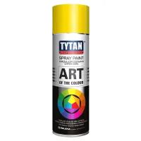 Аэрозольная краска Tytan Professional Art of the color, глянцевая, 400 мл, RAL 1018, желтая