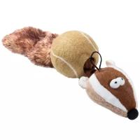 Игрушка для собак GiGwi Dog Toys Барсук (75075) коричневый