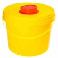 Контейнер для сбора отходов острого инструмента 2 л комплект 60 шт., желтый (класс Б), сзпи, 630923