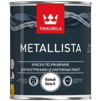 Краска по металлу TIKKURILA Metallista глянцевая молотковая коричневая 2,5 л