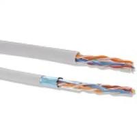 ITK Кабель связи витая пара U/UTP, кат.6, 4 пары 23AWG solid, 305м, ПВХ, серый