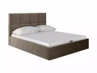Двуспальная кровать Первый Мебельный Кровать Верда Коричневый,160х200 см