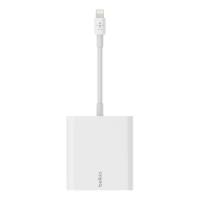 Переходник Belkin Ethernet + Power Adapter with Lightning Connector (B2B165BT)