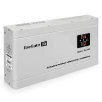 Exegate Стабилизатор напряжения ExeGate Master AV-3000 (3000ВА, 140-260В, цифр. индикация вход/вых. напряжения, 220В±8%, КПД 98%, 5 уровней защиты, за