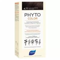 Phyto Фитоколор 4.77 Краска для волос Насыщенный глубокий каштан