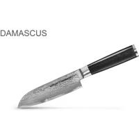 Нож кухонный Сантоку Samura DAMASCUS SD-0092/16 G-10, дамаск 67 слоев, 145 мм