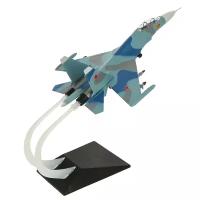 Игрушка Российского самолета истребителя Су-30. Масштаб 1:72. Длина 31 см. Пластик