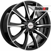 Колесный диск X`trike X-120М 7,0x17/5x114,3 ET35 D67,1 BK/FP