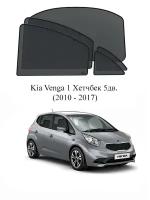 Каркасные автошторки на заднюю полусферу Kia Venga 1 Хетчбек 5дв. (2010 - 2017)