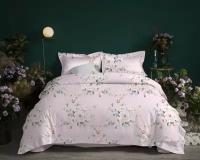 Семейное постельное белье софткоттон печатный бледно розовое с розами