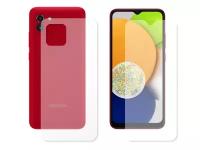 Гидрогелевая пленка LuxCase для Samsung Galaxy A03 0.14mm Front and Back Transparent 90020