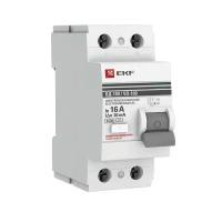 Выключатель дифференциального тока (УЗО) 2п 16А 30мА тип AC ВД-100 (электромех.) PROxima elcb-2-16-30-em-pro EKF ELCB-2-16-30-EM-PRO (1 шт.)
