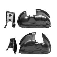 Обшивка защита накладки на внутренние колесные арки грузового отсека для ВАЗ Lada Largus фургон 2012-2021 ABS пластик молдинги