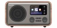 Интернет-радио Inscabin D8 Black (WiFi, FM, DAB, Bluetooth, USB Playback, деревянный корпус, 2,4