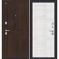 Входная дверь Porta S 9/П29 (Модерн) Almon 28/Bianco Veralinga (дверь металлическая)