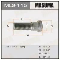 Шпилька для грузовика Masuma OEM_90942-02077 Toyota, mls115 MASUMA mls-115