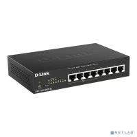 D-LINK Сетевое оборудование D-Link DGS-1100-08PLV2/A1A Настраиваемый L2 коммутатор с 8 портами 10/100/1000Base-T (4 порта PoE 802.3af/at, PoE-бюджет 80 Вт)