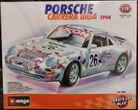 Сборная металлическая модель автомобиля Porsche Carrera imsa 1:18 Bburago 7090