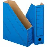 Вертикальный накопитель Attache картонный синий ширина 75 мм (2 штуки в упаковке), 731862