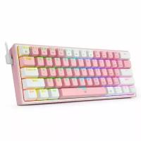 Игровая механическая клавиатура 61 клавиша с RGB подсветкой