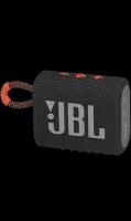 JBL Колонка портативная JBL GO 3, черно-оранжевая