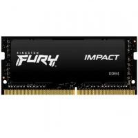 Оперативная память Kingston SO-DIMM DDR4 16Gb (2x8Gb) 2666MHz pc-21300 FURY Impact Black (KF426S15IBK2/16)