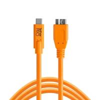 Кабель Tether Tools TetherPro USB-C to USB 3.0 Micro-B 4.6m Orange (CUC3315-ORG)