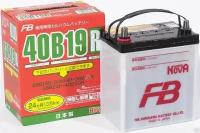 Аккумулятор автомобильный Furukawa Battery Super Nova 40B19R 6СТ-38 прям. 189x129x225