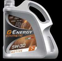 Масло моторное G-ENERGY Synthetic Active 5w30 SL/CF A3/B4 4л синтетиче