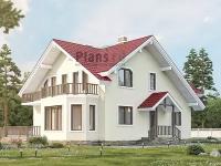 Проект дома Plans-42-25 (153 кв.м, кирпич)