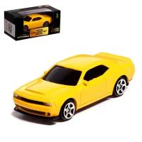 Автоград Машина металлическая DODGE CHALLENGER SRT DEMON, 1:64, цвет жёлтый