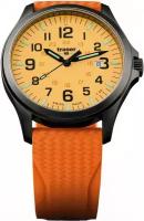 Мужские часы Traser P67 Officer Pro GunMetal Orange (каучук) 107423