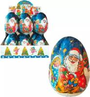 Яйцо из кондитерской глазури Шоколадная Компания Новогодняя Сказка с сюрпризом 90 гр Упаковка 12 шт