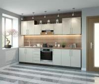 Кухонный гарнитур модульный Арина-4, мебель для кухни длиной 3000 мм, (без столешницы)