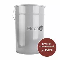 Эмаль антикоррозионная Elcon ОС-12-03 красно-коричневая матовая 25 кг