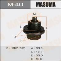 Болт маслосливной С магнитом Masuma M-40