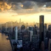 Фотообои Нью Йорк утреннее солнце 275x315 (ВхШ), бесшовные, флизелиновые, MasterFresok арт 9-799