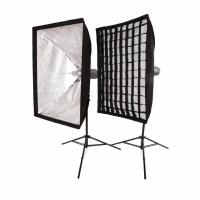 Импульсный свет комплект FST PRO-400H Softbox kit II