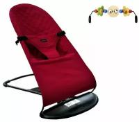 Кресло шезлонг для новорожденных Good Luck / Детский шезлонг качель / Шезлонг детский с естественным раскачиванием